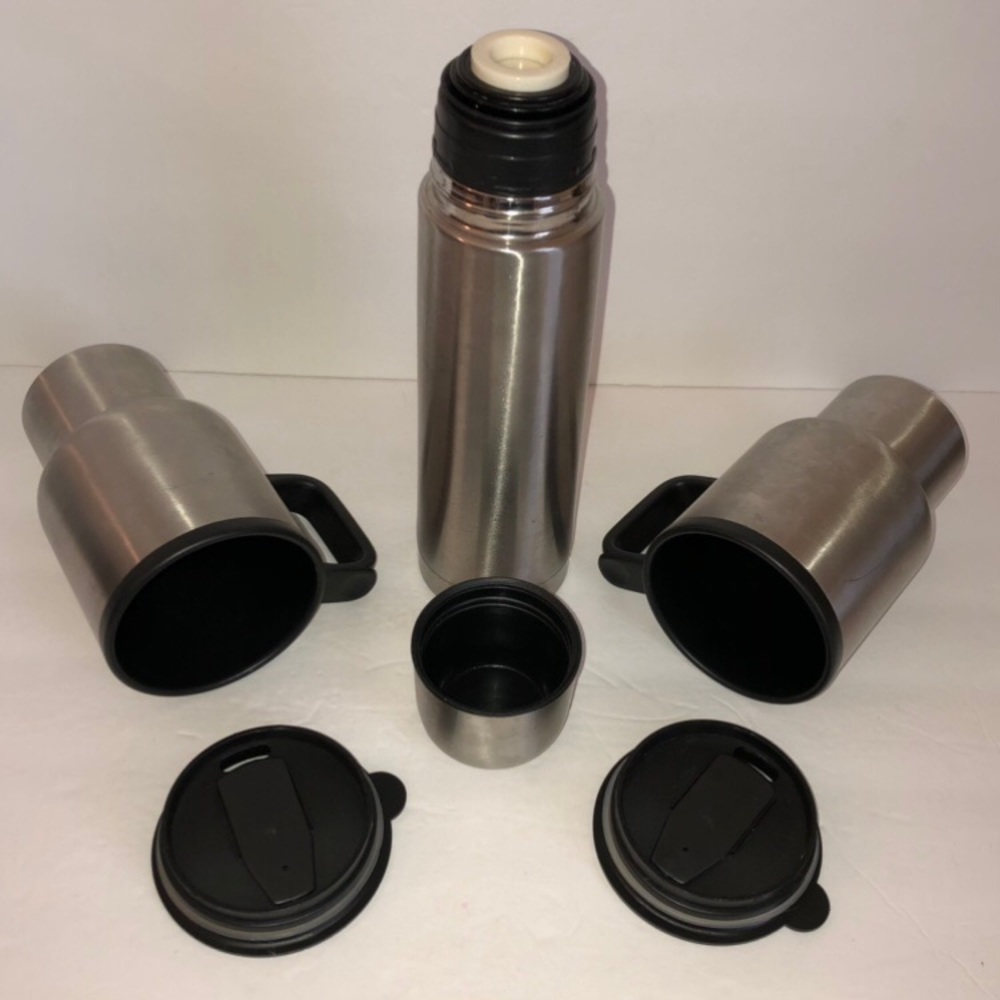 3-Pc Double Wall Thermos & Travel Mug Set - Picture 5 of 8
